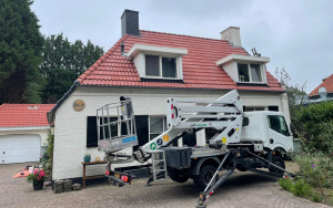 Voor het dakcoaten